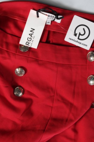 Дамски панталон Morgan, Размер M, Цвят Червен, Цена 17,40 лв.