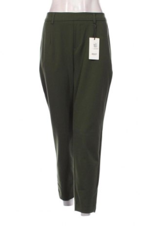 Дамски панталон Object, Размер XL, Цвят Зелен, Цена 20,01 лв.