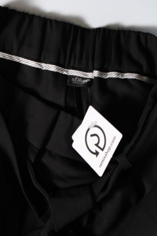 Dámské kalhoty  S.Oliver Black Label, Velikost S, Barva Černá, Cena  781,00 Kč
