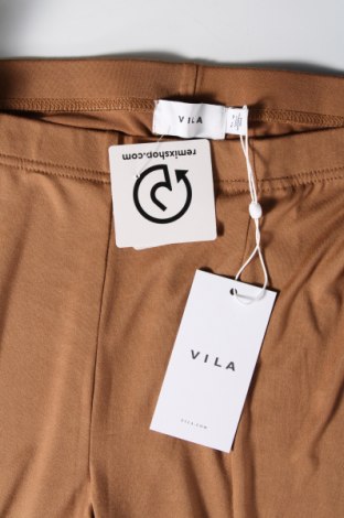 Дамски панталон VILA, Размер M, Цвят Бежов, Цена 12,42 лв.