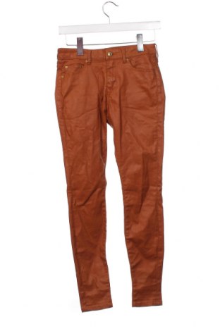 Дамски панталон Zara, Размер XS, Цвят Кафяв, Цена 7,00 лв.