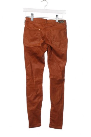 Дамски панталон Zara, Размер XS, Цвят Кафяв, Цена 9,80 лв.