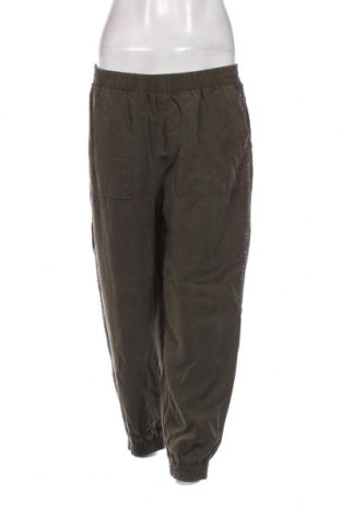 Дамски панталон Zara, Размер L, Цвят Зелен, Цена 28,62 лв.
