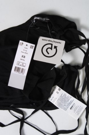 Γυναικείο αμάνικο μπλουζάκι Gina Tricot, Μέγεθος XS, Χρώμα Μαύρο, Τιμή 5,85 €