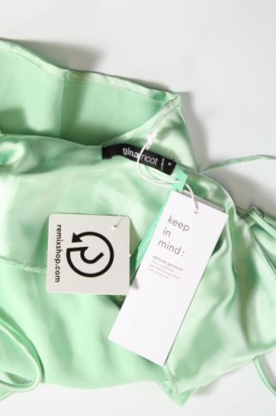 Tricou de damă Gina Tricot, Mărime M, Culoare Verde, Preț 39,08 Lei