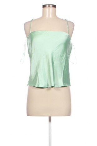 Γυναικείο αμάνικο μπλουζάκι Gina Tricot, Μέγεθος M, Χρώμα Πράσινο, Τιμή 7,93 €
