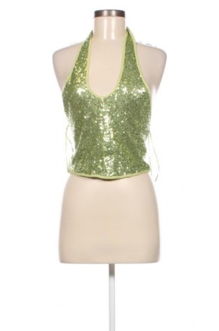 Γυναικείο αμάνικο μπλουζάκι Gina Tricot, Μέγεθος M, Χρώμα Πράσινο, Τιμή 8,35 €