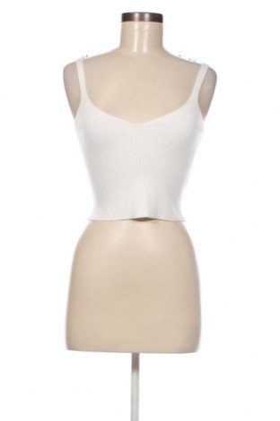 Γυναικείο αμάνικο μπλουζάκι Glamorous, Μέγεθος M, Χρώμα Λευκό, Τιμή 11,21 €