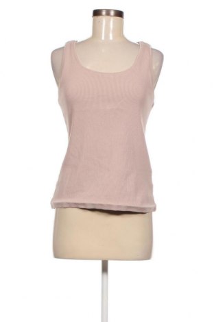 Γυναικείο αμάνικο μπλουζάκι H&M, Μέγεθος L, Χρώμα  Μπέζ, Τιμή 4,10 €