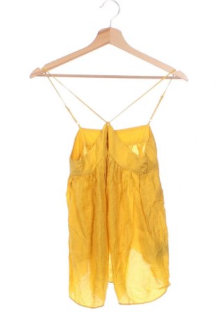 Γυναικείο αμάνικο μπλουζάκι H&M, Μέγεθος XS, Χρώμα Κίτρινο, Τιμή 2,41 €