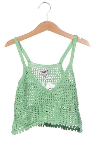 Γυναικείο αμάνικο μπλουζάκι Jennyfer, Μέγεθος XXS, Χρώμα Πράσινο, Τιμή 7,68 €