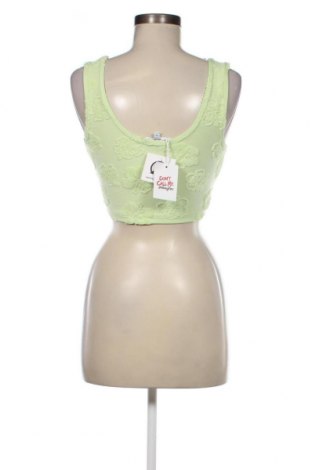 Γυναικείο αμάνικο μπλουζάκι Jennyfer, Μέγεθος M, Χρώμα Πράσινο, Τιμή 6,38 €