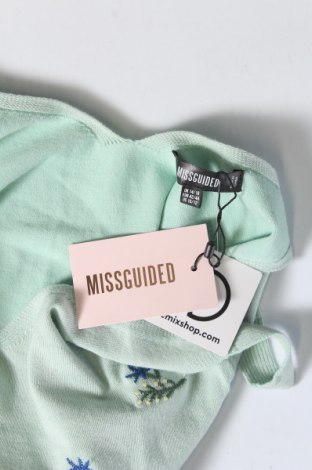Γυναικείο αμάνικο μπλουζάκι Missguided, Μέγεθος L, Χρώμα Πράσινο, Τιμή 10,82 €