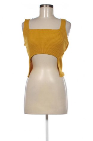 Γυναικείο αμάνικο μπλουζάκι Missguided, Μέγεθος M, Χρώμα Κίτρινο, Τιμή 6,06 €