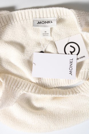 Γυναικείο αμάνικο μπλουζάκι Monki, Μέγεθος M, Χρώμα Εκρού, Τιμή 6,95 €