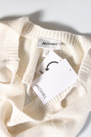 Γυναικείο αμάνικο μπλουζάκι Monki, Μέγεθος S, Χρώμα Εκρού, Τιμή 6,95 €