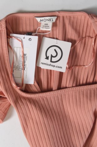 Γυναικείο αμάνικο μπλουζάκι Monki, Μέγεθος XXS, Χρώμα Ρόζ , Τιμή 6,36 €
