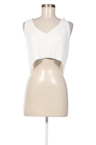 Γυναικείο αμάνικο μπλουζάκι Monki, Μέγεθος XL, Χρώμα Λευκό, Τιμή 8,42 €