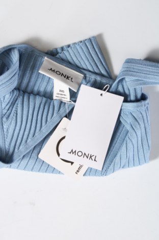 Γυναικείο αμάνικο μπλουζάκι Monki, Μέγεθος XXS, Χρώμα Μπλέ, Τιμή 7,44 €