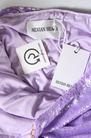 Γυναικείο αμάνικο μπλουζάκι Silvian Heach, Μέγεθος M, Χρώμα Βιολετί, Τιμή 14,65 €