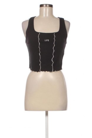 Γυναικείο αμάνικο μπλουζάκι Tally Weijl, Μέγεθος L, Χρώμα Μαύρο, Τιμή 6,38 €