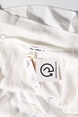 Γυναικείο αμάνικο μπλουζάκι Tally Weijl, Μέγεθος XS, Χρώμα Λευκό, Τιμή 4,22 €