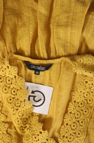 Γυναικείο αμάνικο μπλουζάκι Top Secret, Μέγεθος XS, Χρώμα Κίτρινο, Τιμή 6,65 €