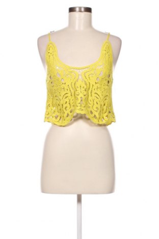 Γυναικείο αμάνικο μπλουζάκι Undiz, Μέγεθος S, Χρώμα Κίτρινο, Τιμή 5,68 €