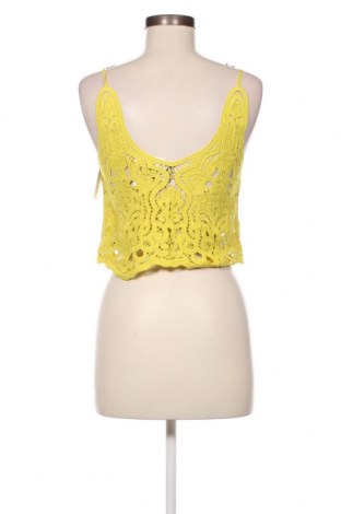 Γυναικείο αμάνικο μπλουζάκι Undiz, Μέγεθος S, Χρώμα Κίτρινο, Τιμή 5,53 €