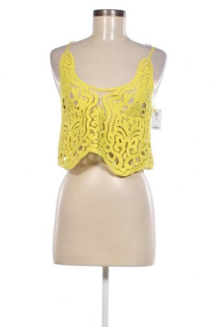 Γυναικείο αμάνικο μπλουζάκι Undiz, Μέγεθος S, Χρώμα Κίτρινο, Τιμή 5,08 €