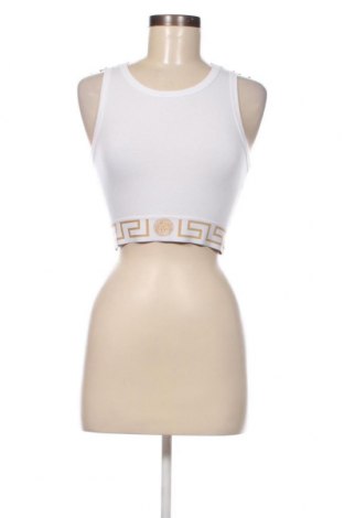 Γυναικείο αμάνικο μπλουζάκι Versace, Μέγεθος S, Χρώμα Λευκό, Τιμή 76,73 €