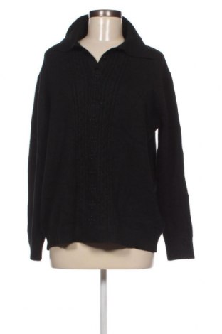 Дамски пуловер, Размер L, Цвят Черен, Цена 9,28 лв.