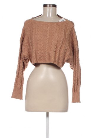 Дамски пуловер, Размер L, Цвят Кафяв, Цена 6,67 лв.