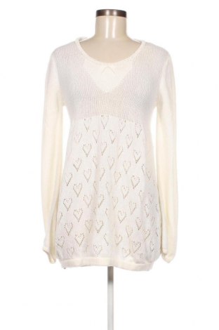 Дамски пуловер, Размер M, Цвят Бял, Цена 29,01 лв.