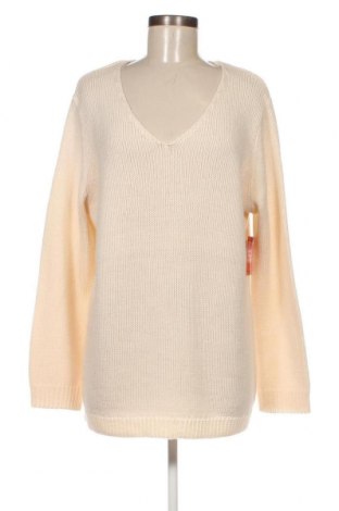 Дамски пуловер ANNI FOR FRIENDS, Размер XL, Цвят Бежов, Цена 39,60 лв.
