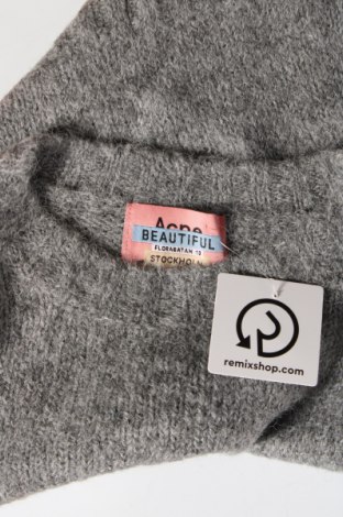 Γυναικείο πουλόβερ Acne, Μέγεθος L, Χρώμα Γκρί, Τιμή 106,20 €