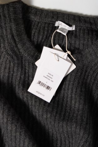 Дамски пуловер Aligne, Размер L, Цвят Сив, Цена 19,80 лв.