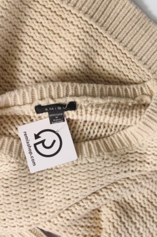 Дамски пуловер Amisu, Размер M, Цвят Бежов, Цена 8,70 лв.