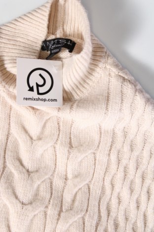 Дамски пуловер Amisu, Размер S, Цвят Бежов, Цена 5,80 лв.