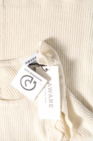 Γυναικείο πουλόβερ Aware by Vero Moda, Μέγεθος L, Χρώμα Εκρού, Τιμή 14,20 €