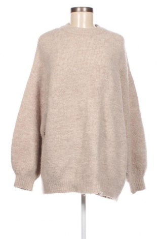 Дамски пуловер Bershka, Размер XS, Цвят Бежов, Цена 15,08 лв.