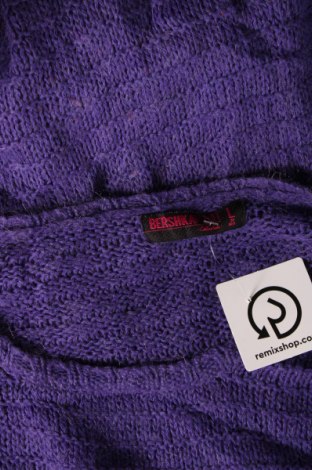 Дамски пуловер Bershka, Размер L, Цвят Лилав, Цена 15,00 лв.