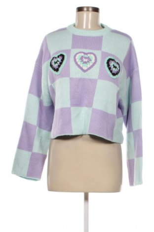 Дамски пуловер Bershka, Размер M, Цвят Многоцветен, Цена 26,26 лв.