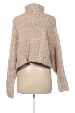 Дамски пуловер Bershka, Размер S, Цвят Бежов, Цена 8,70 лв.