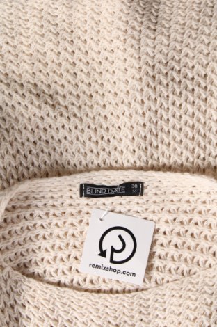 Дамски пуловер Blind Date, Размер M, Цвят Екрю, Цена 7,25 лв.