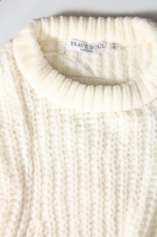 Damski sweter Brave Soul, Rozmiar S, Kolor Biały, Cena 27,83 zł