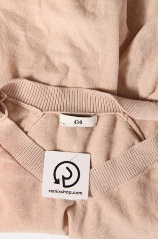 Дамски пуловер C&A, Размер L, Цвят Бежов, Цена 7,25 лв.