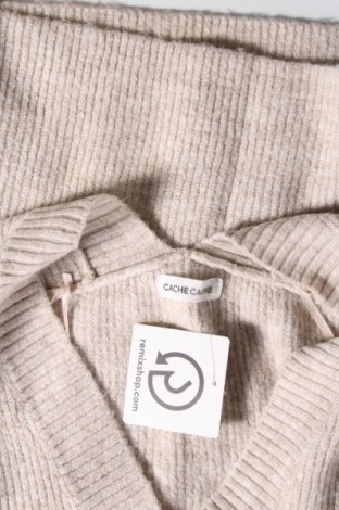 Дамски пуловер Cache Cache, Размер M, Цвят Бежов, Цена 11,89 лв.