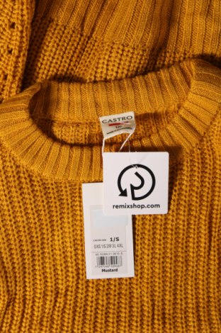 Дамски пуловер Castro, Размер S, Цвят Жълт, Цена 18,86 лв.