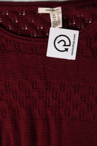 Damski sweter DKNY Jeans, Rozmiar XL, Kolor Czerwony, Cena 34,62 zł